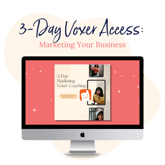 3-Day Voxer Access: Marketing Your Business