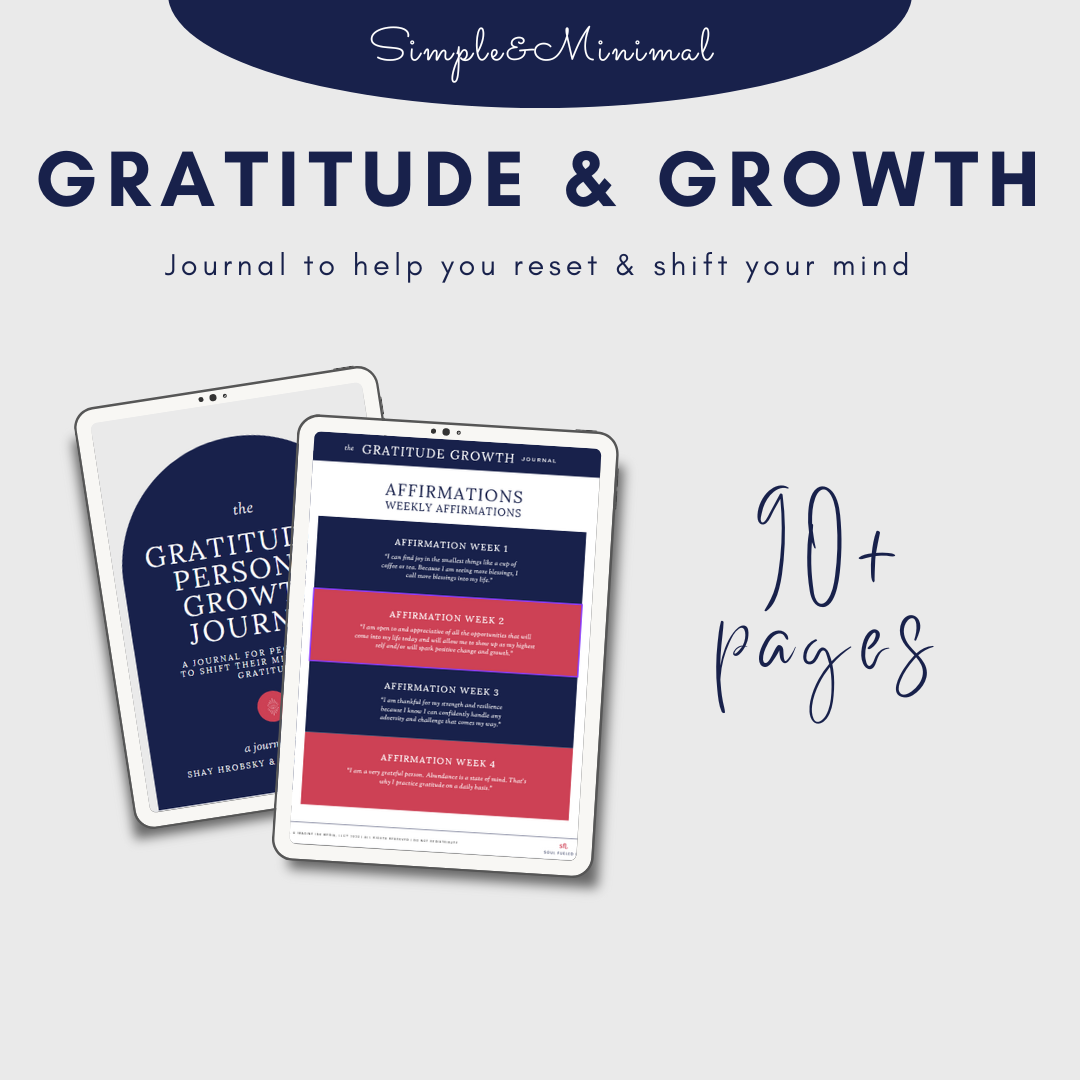 Gratitude & Growth Journal