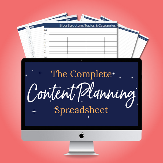 Complete Content Planning Spreadsheet